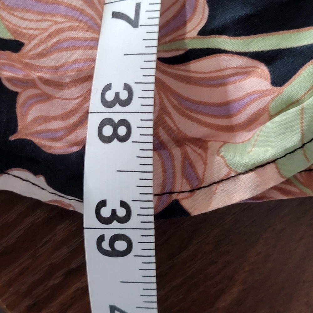 Who What Wear Maxi Skirt Boho Small Black Floral Tiered Cotton Wrap Cottagecore - Picture 9 of 9